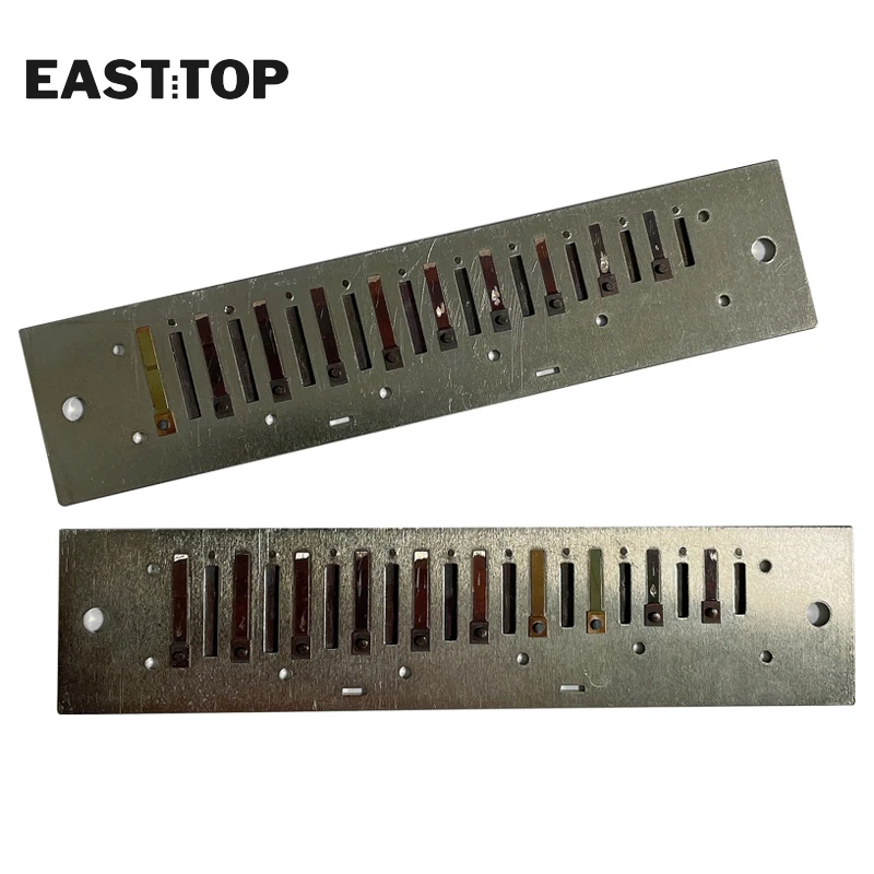 EASTTOP T10-40 Reedplates With Screw Accessories For 10 Hole 40 Tone Harmonica Musical Instruments Parts