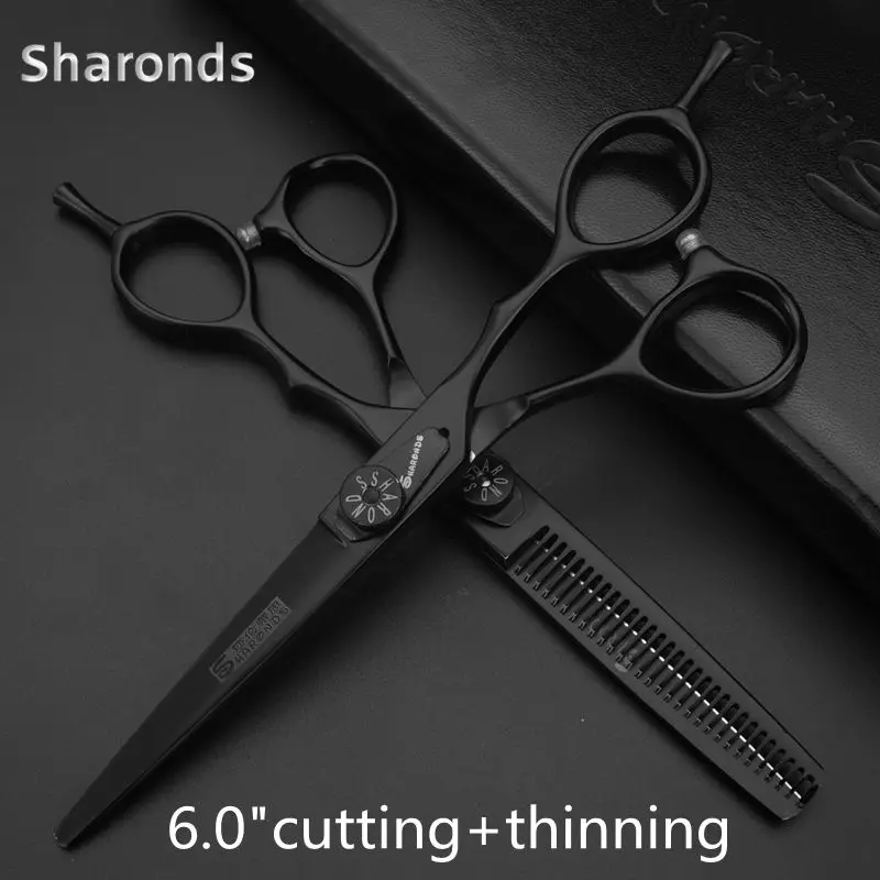 Neues Haarschneidescheren-Set Professionelle Friseurscheren Hochwertige Schönheitssalon-Scheren 5,5/6,0 Zoll Haarschneidewerkzeug – Detail 13