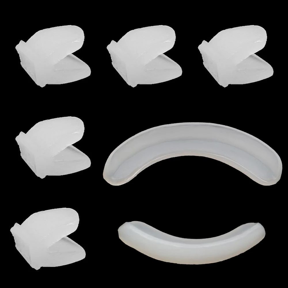 

10 Pcs Hip Hop Food Level Grillz Wax Tooth Cap Dental Teeth Grills White Wax for Fit Teeth Braces Grillz for Sale Wholesale