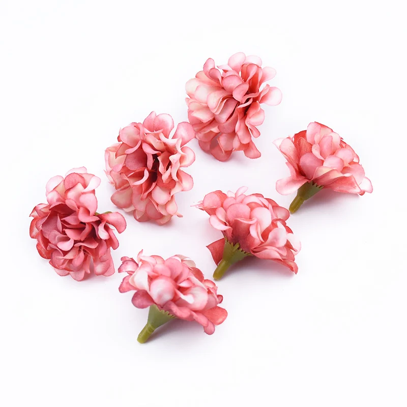 20 Stück Dekorative Blumen Hochzeit Heimdekoration Zubehör Weihnachtskranz Günstige Seiden-Pfingstrosen-Staubgefäße Künstliche Blumen – Detail 11