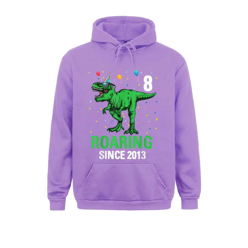 Men's Hoodies Sweatshirts Printed Long Sleeve 8 Year Old 8th Birthday Boy Dinosaur Kids Gift Costume Top Sportswear