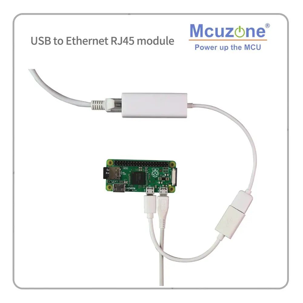 USB Ethernet RJ45 for Raspberry Pi zero W, Plug and play