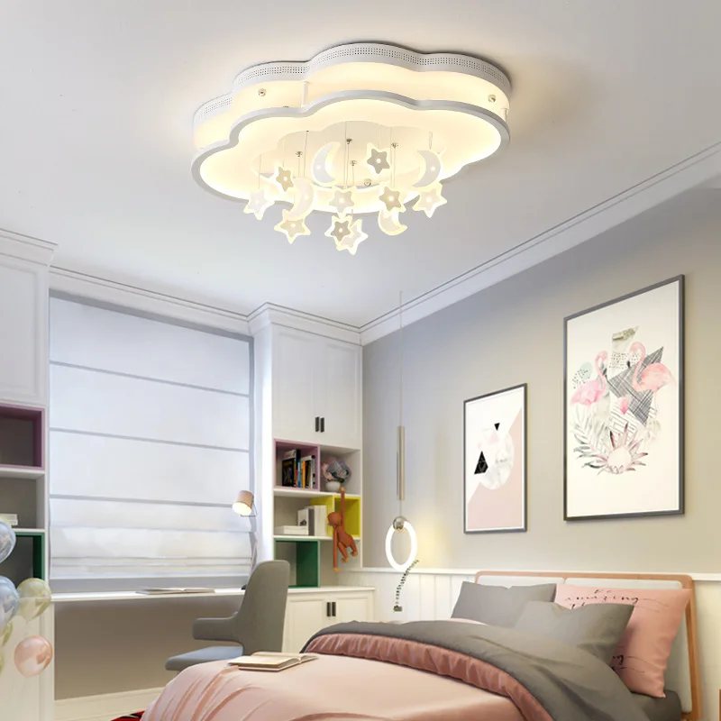 

Special White Clouds Stars Home Decoration New Modern LED Ceiling Lights For Living Children Room Kid Baby Bedroom Lamp Lighting