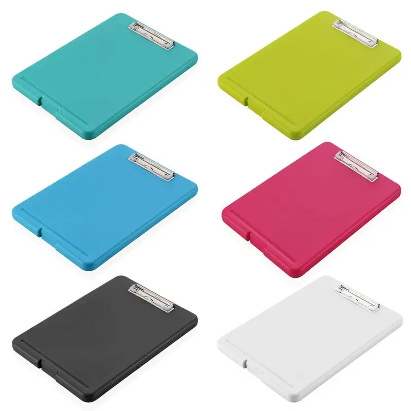 

A4 Plastic Storage Clipboard File Box Case Document File Folder Clipboard Office L29K