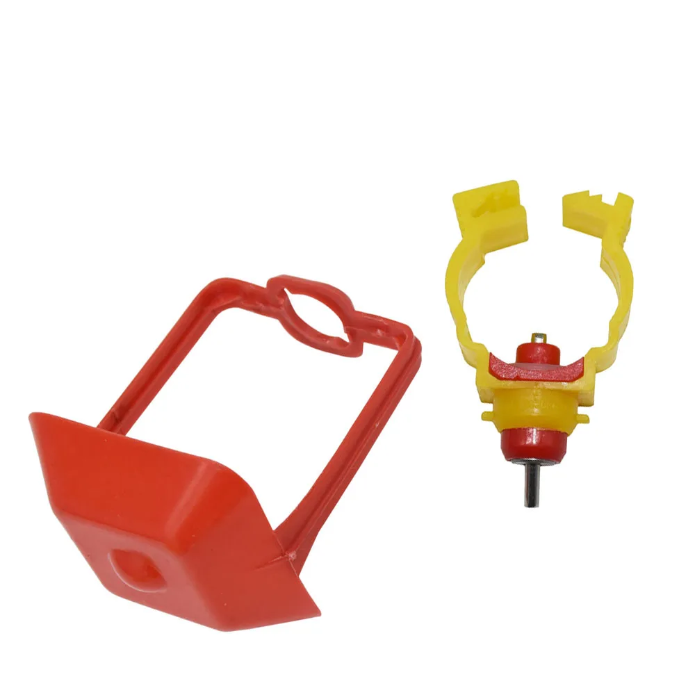 40 Pcs 25 Mm Chicken Quail Bird Automatic Water Bowl Yellow Nipple Drinker Hanging Drinking Cup Chicken Equipment