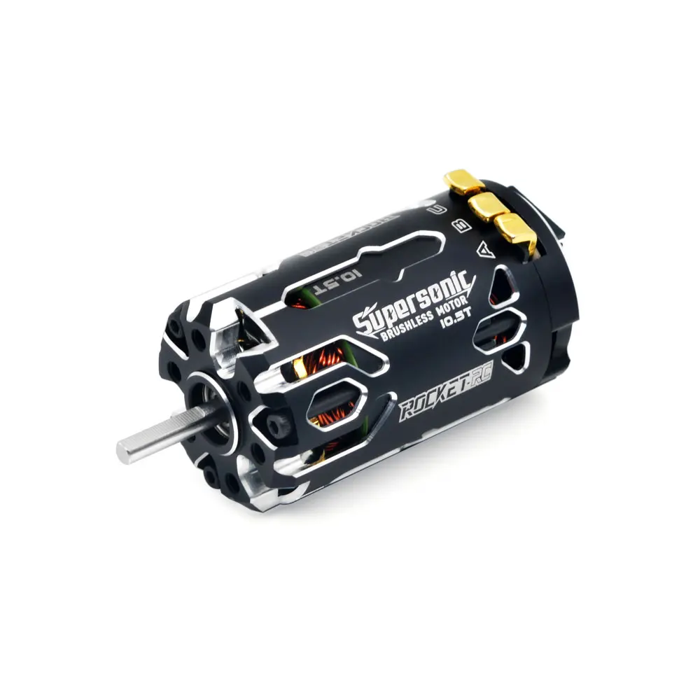 Surpass Hobby ROCKET-RC Supersonic 380 KV2500/KV3300/KV4000/KV5000 2-3S Sensored Brushless Motor For 1/12 1/14 Scale RC Car