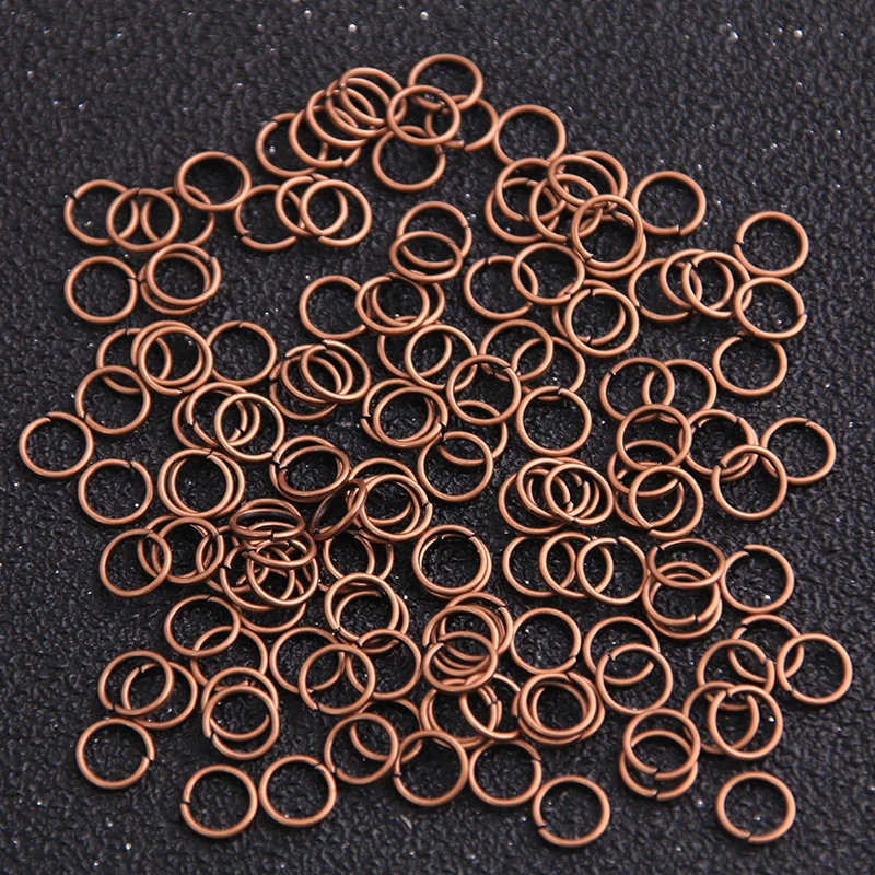 100pcs 6mm 7 Color Open Loop DIY Necklace Bracelet Chain Jewelry Accessories Production Materials