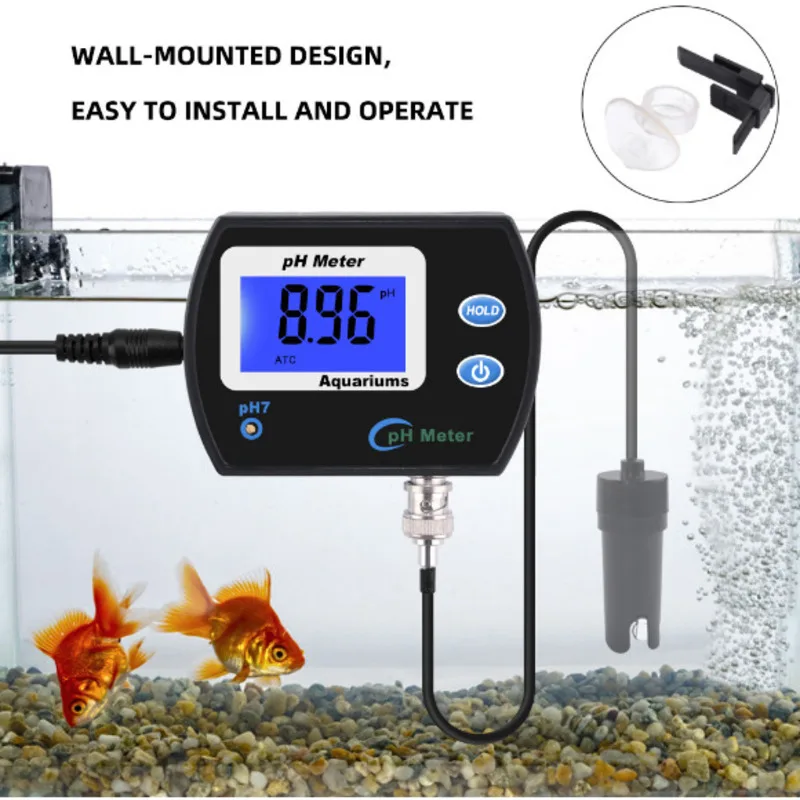 PH meter acidity meter resolution with backlight ph-990 tester Aquarium Automatic Temperature Compensation