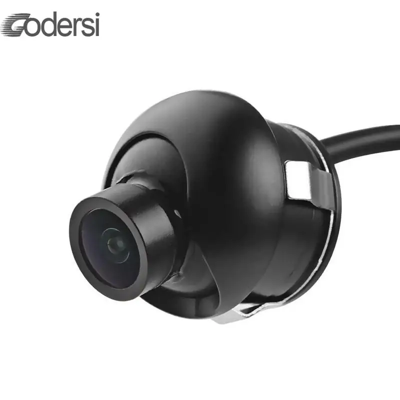 360 Degree Car Rear View Camera Reverse Night Vision Backup Parking Camera Waterproof Hd Wired Vehicle Camera Car Accessories