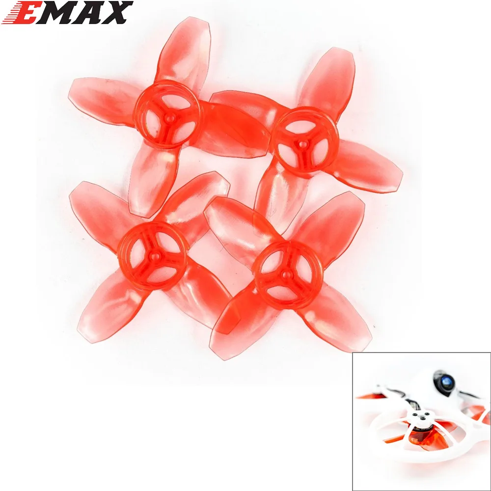 Hot sale 20pcs/lot Emax Avan Prop 4-Blade 40mm Propeller Emax Tinyhawk Propeller for Emax Tinyhawk RC Models Multicopter 10 pair