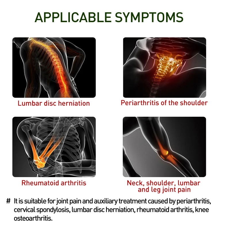 8-40 pces dores e articulações analgésicas do músculo do remendo do tratamento creatina remendo de aquecimento médico da dor nas costas da