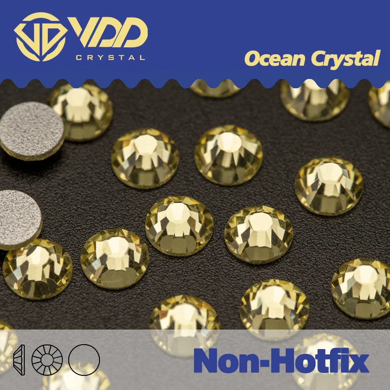 VDD 004  Jonquil Stones And Crystals Non-hotfix Rhinestones For Face Mountain Crystals And Decorations Nail