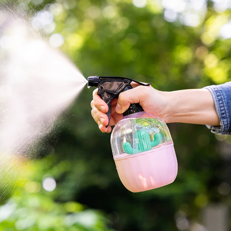 

500ml Water The Flower Garden Watering Can Small Spray Insecticide Spray Bottle Of Hair Spray Disinfection Watering Can FULLLOVE