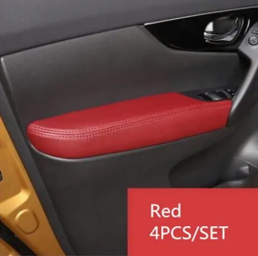 For Nissan Qashqai J11 2016 2017 2018 2019 2020 2021 Microfiber Leather Car Door Armrest Panel Protective Cover Car Interior