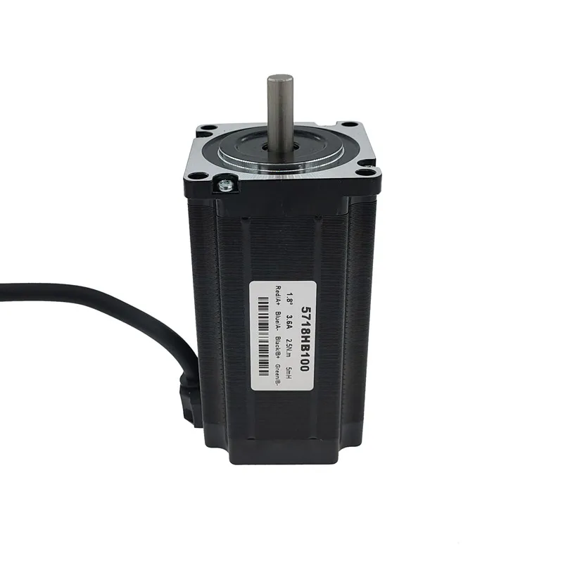 57BYG 100mm 2 phase 1.8 degree 3.6A 2.5N.m stepper motor  hybrid driver motor Nema 23 Step Motor