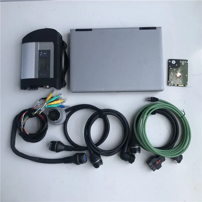 MB SD C4 Auto Diagnostic Tool HDD Software Newest Version 06/2024 with MB Star C4 Laptop D630 Computer 4G Ready to Use