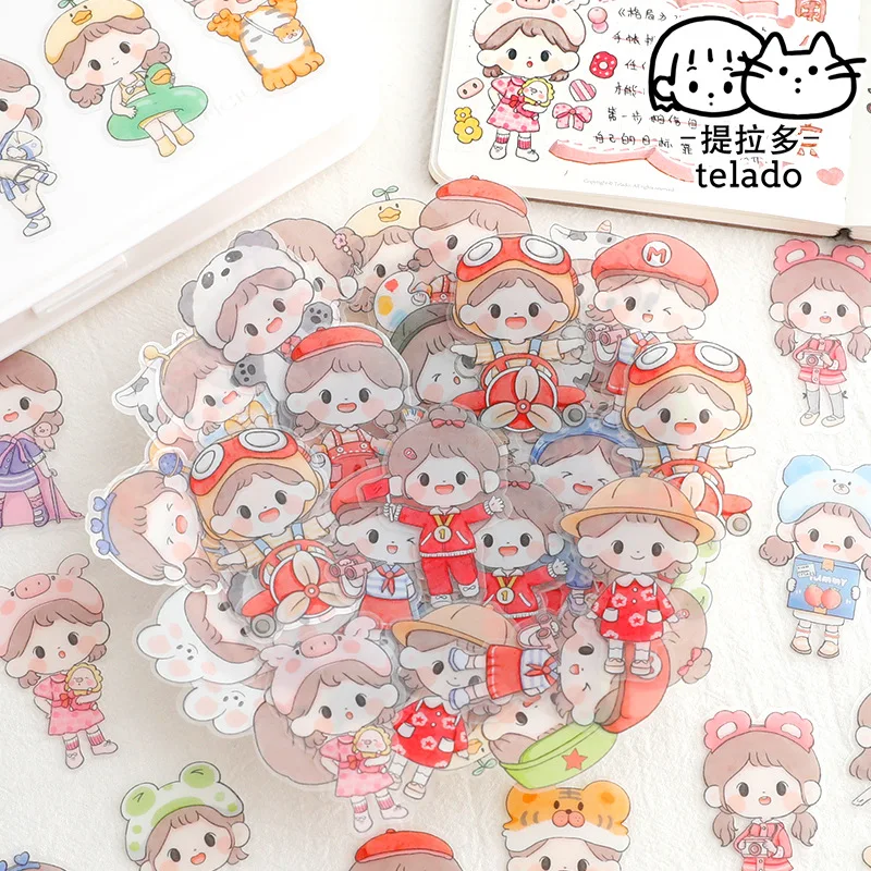 24pcs/lot Kawaii Stationery Stickers Abu Cosplay Series Planner Decorative Mobile Stickers Scrapbooking DIY Craft