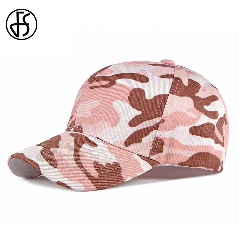 FS 2024 Green Pink Camouflage Baseball Caps For Men Women Outdoor Sports Tactics Hat Summer Snapback Trucker Hats Gorros Hombre