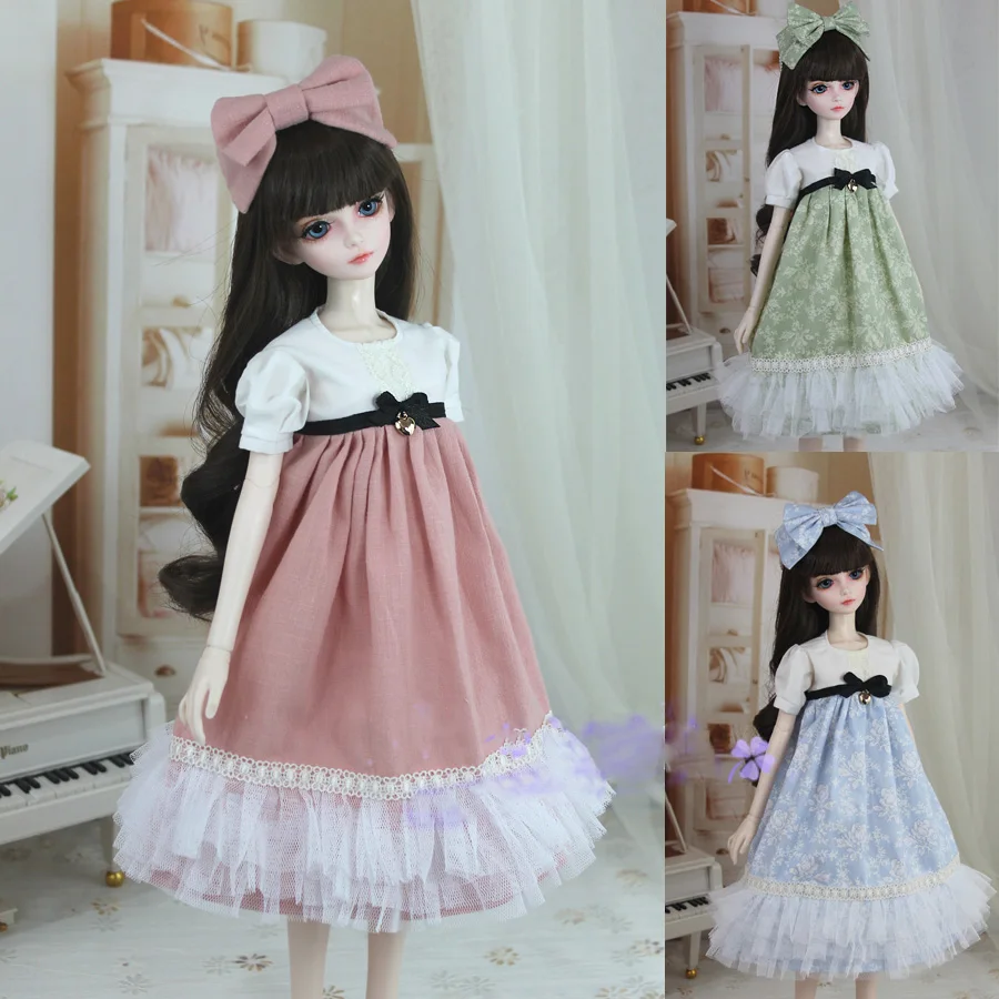 1/6 1/4 1/3 scale BJD clothes Lolita Nightdress vintage Western-style dress for BJD/SD YOSD MSD SD13 doll accessories C0404