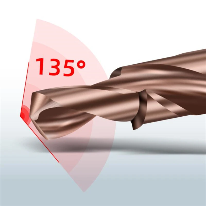 M35 HSS-CO Cobalt Two Stage Step Drill Bit Screw Counterbore Twist Countersink Drill For Stainless Drilling And Chamfering