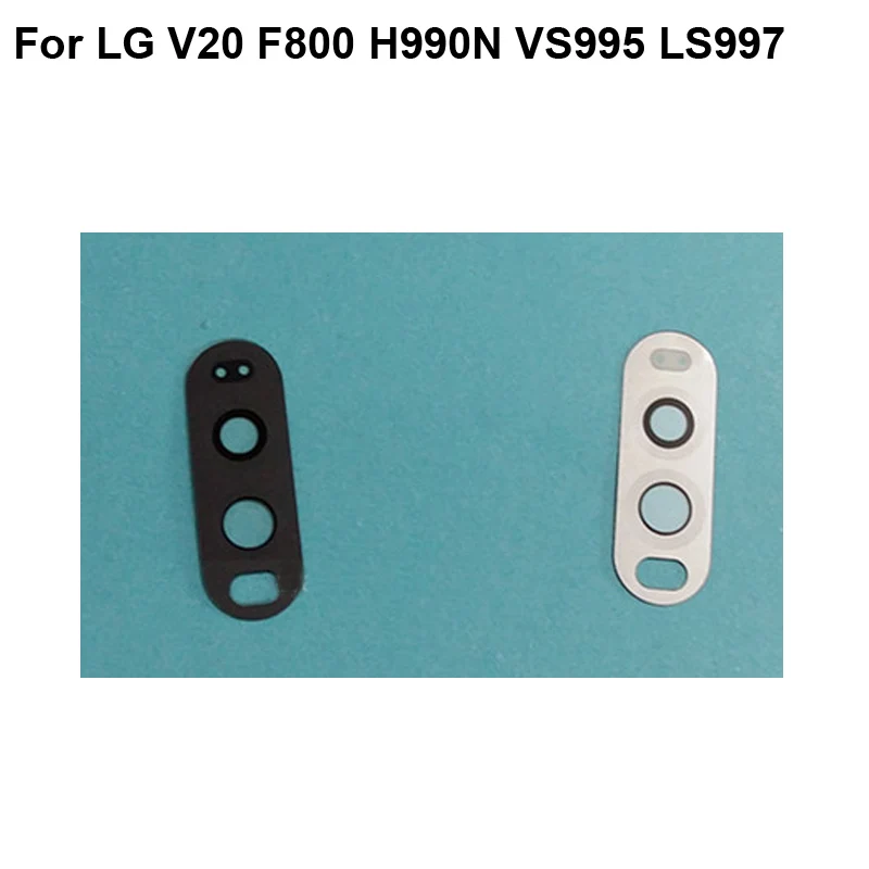 2pcs Tested Good For LG V20 F800 H990N VS995 LS997 Housing Rear Back Camera Glass Lens V 20 Back camera glass Replacement Parts