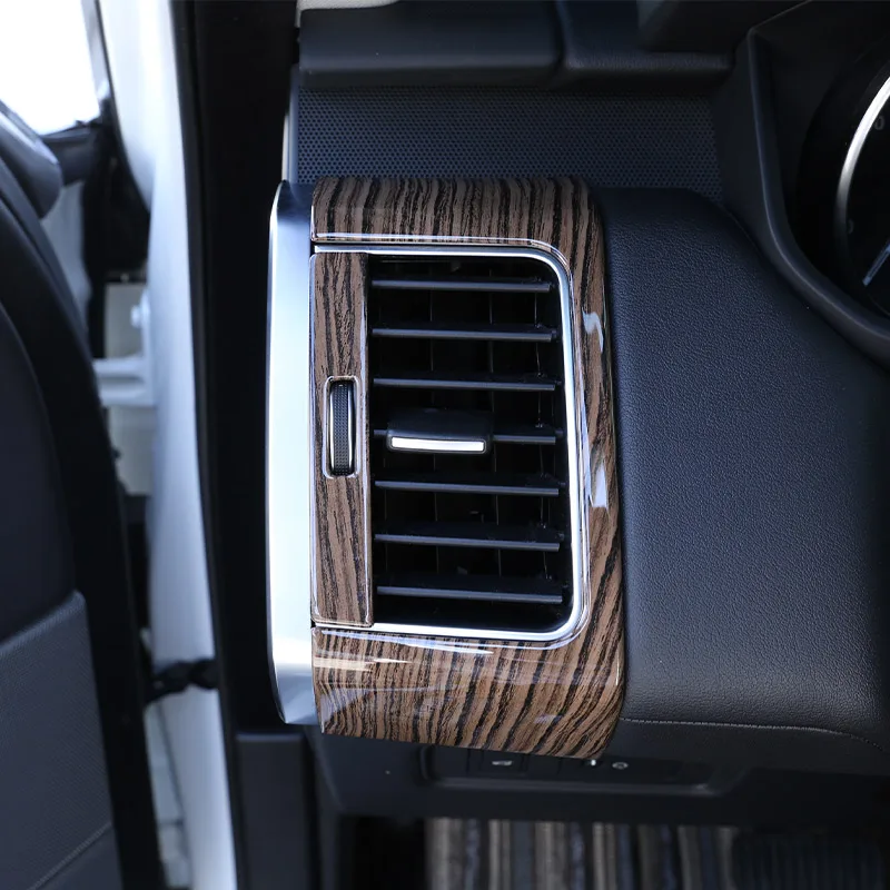 For Land rover Range Rover Sport 2014-2018 Carbon fiber/Sands Wood Grain ABS Plastic Side Air Conditioning Vent Trim Accessory