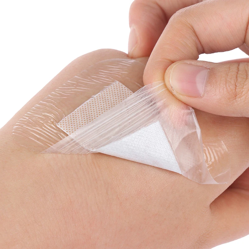 30 unidades/pacote à prova dband água band-aid ferida vestindo fita estéril transparente médica para banho de natação cuidado de ferida proteger primeiros socorros