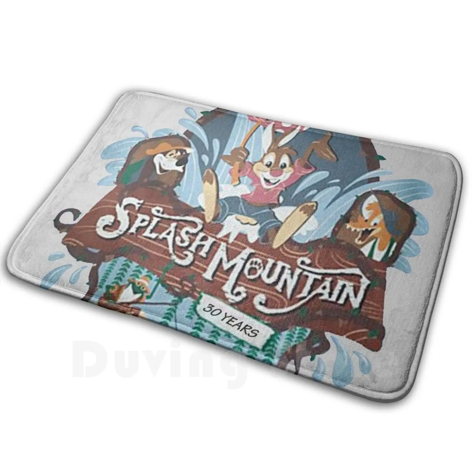 Splash Mountain Carpet Mat Rug Cushion Soft Non-Slip Water Park Brer Rabbit Flordia Fast Past Hollywood Studios Theme