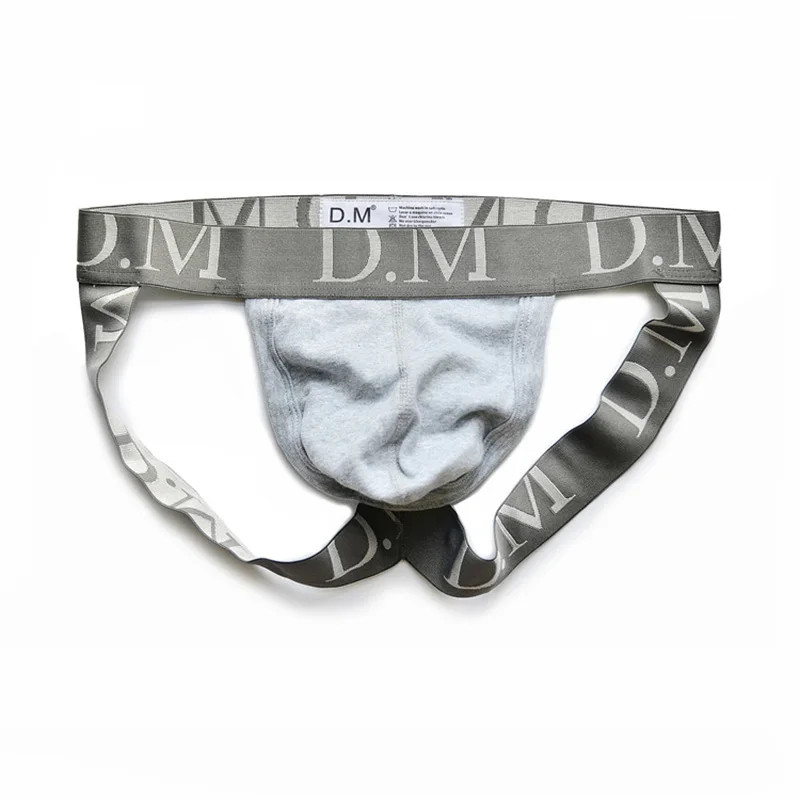 Men\'s Underpants Male Underwear Gay Low-Rise Jockstrap Men\'s Thongs Solid Tanga Hombre Men\'s Sexy Underpants Cotton Underwear