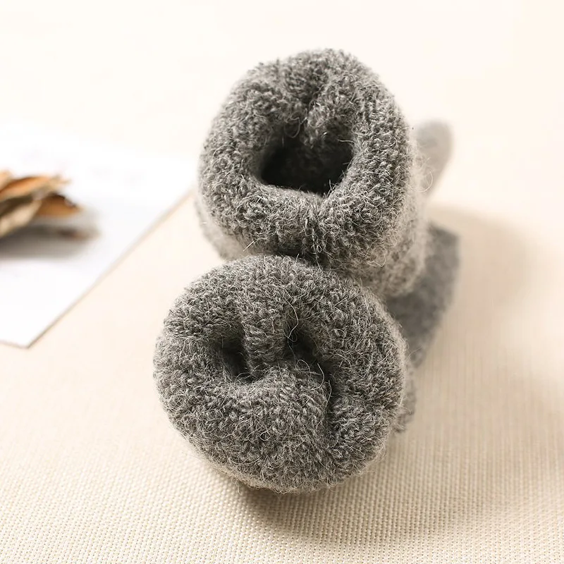 High Quality Wool Socks Super Thicker Women Winter Warm Socks 7 Color Women Female Tube terry Socks