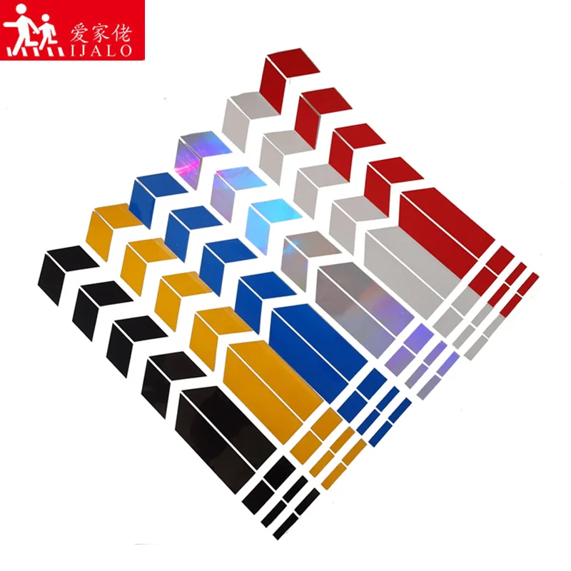 Universal Motorcycle Arrow Stripe Reflective Stickers Waterproof Oilproof Fender Paste Motorbike Tape Decal Accessories