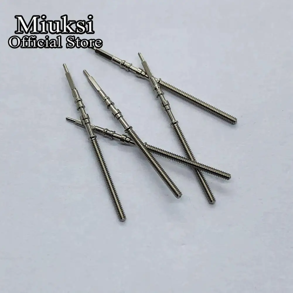 Miuksi stainless steel crown kit NH35 NH36 NH38 NH39 Movement Winding Stem