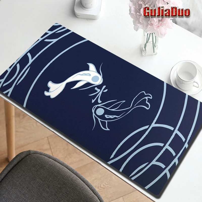 

400x900 Large Art of Water and Fish Mouse Pad Blue XXL Rubber Non-slip Table Desk Mat Gamer Notebook Mousepad Gaming Accessories