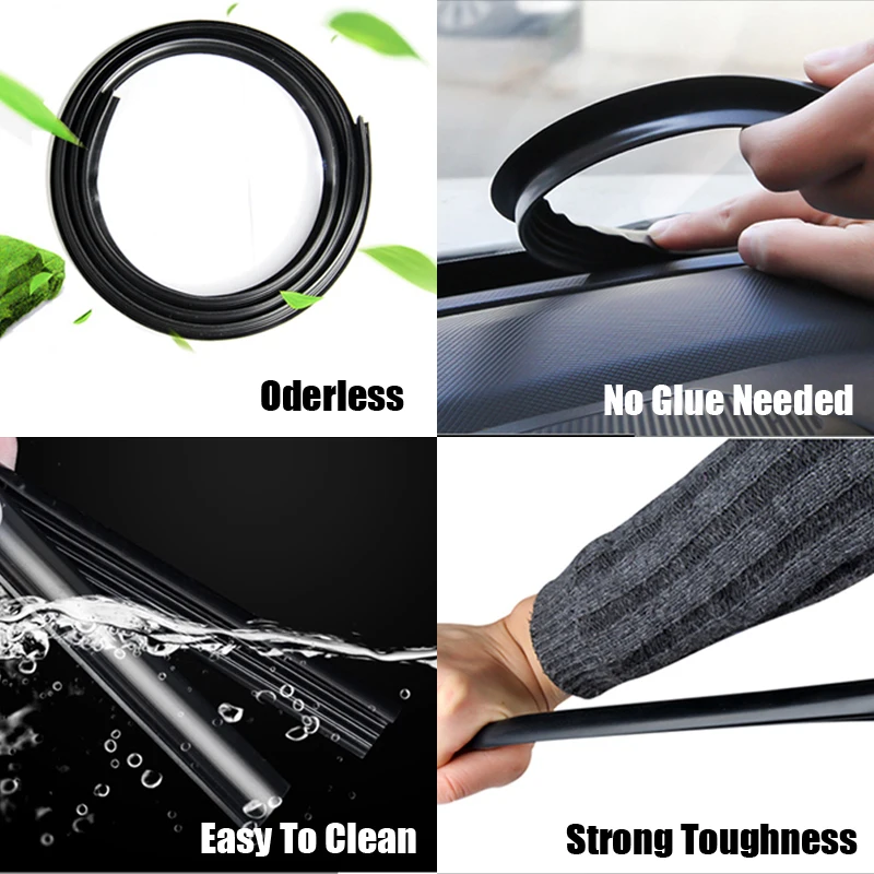 Auto Windshield Edges Gap Sealing Strips For Kia Sportage 2 3 4 Sorento Jc Xm Um Ceed Ed Jd Cd Rio 1 2 3 4 Optima Soul Am Forte