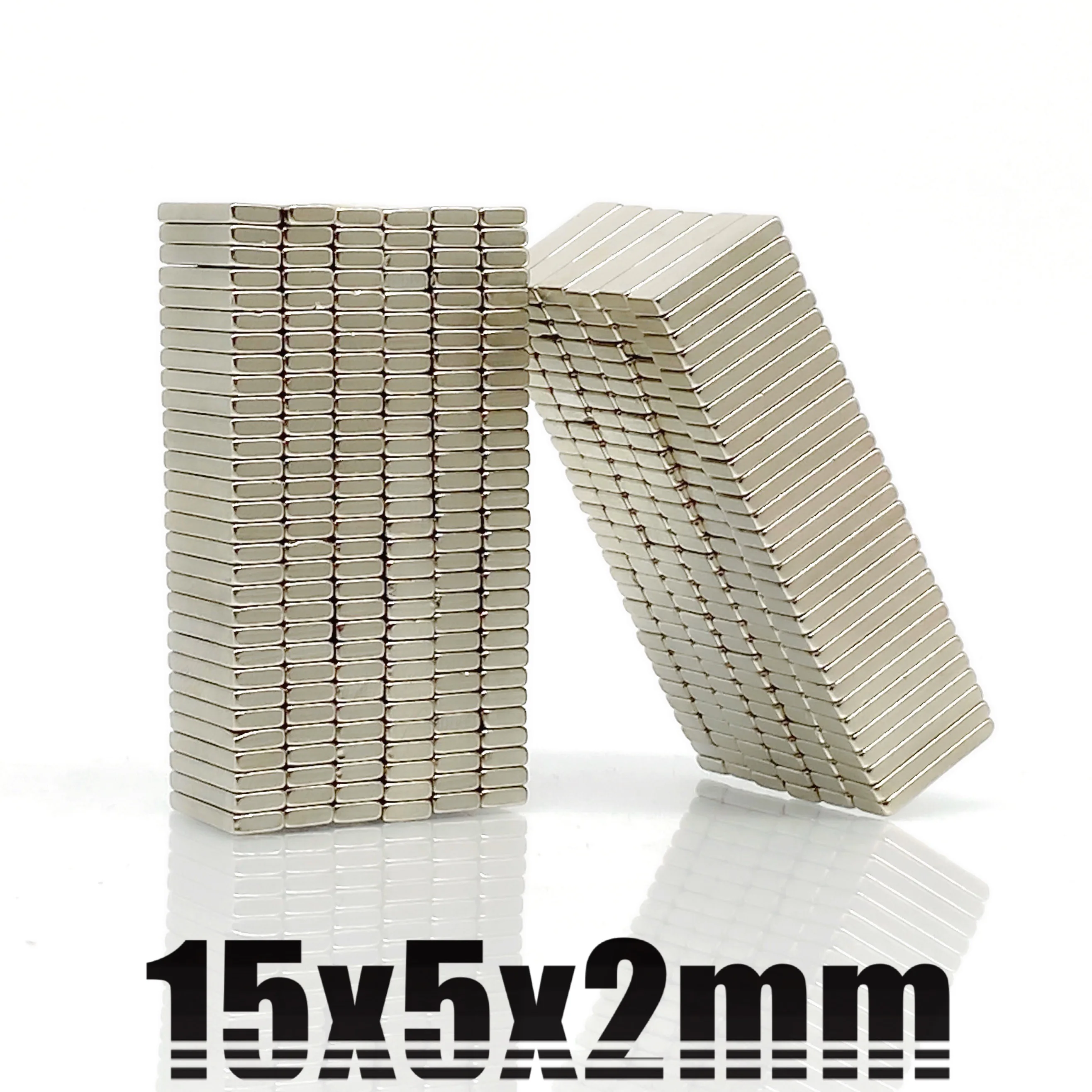 

10/20/50/100/200/500pcs 15x5x2 Block Super Strong Magnetic Magnets 15mm*5mm Permanent Neodymium Magnet 15x5x2mm N35 15*5*2