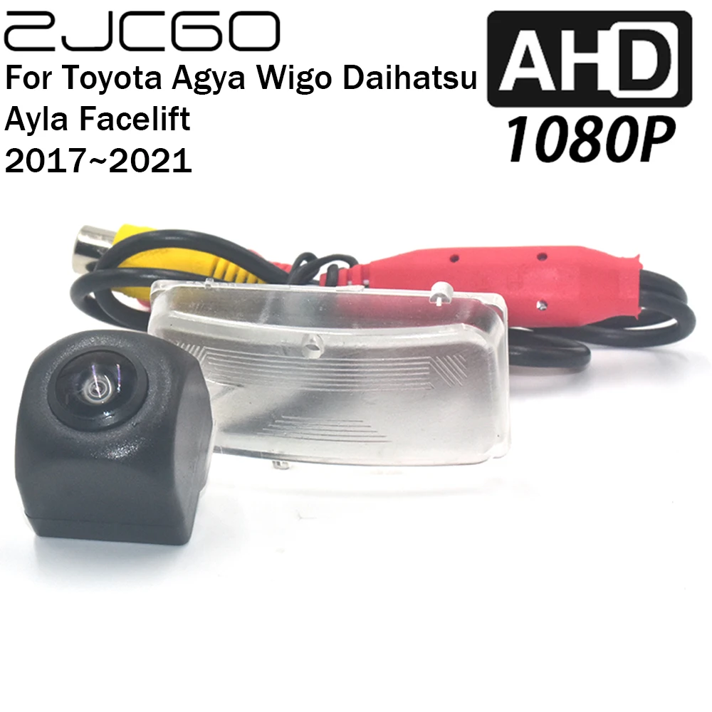 ZJCGO Car Rear View Reverse Backup Parking AHD 1080P Camera for Toyota Agya Wigo Daihatsu Ayla Facelift 2017 2018 2019 2020 2021