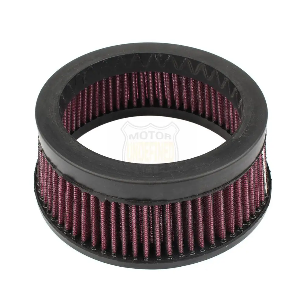 Motorcycle Air Filter Element Replacement Intake Cleaner Filter Black Red For Harley Touring Road King Dyna Softail Sportster XL