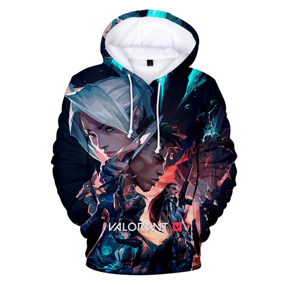 

Valorant 3D Hoodie Pullovers Sweatshrit 3D Print Hop Hip Streetwear Men Women 3D Hoodie Pullover Valorant Sweatshirt High Qualit