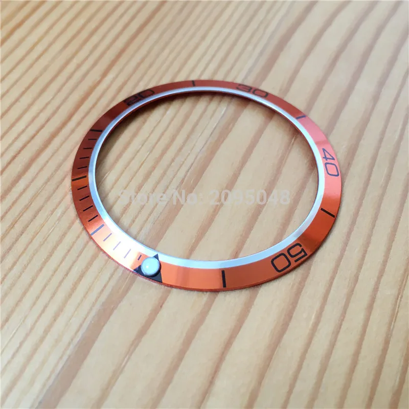 30.8-37.8mm aluminium bezel for OMG Ome ga Seamaster automatic watch