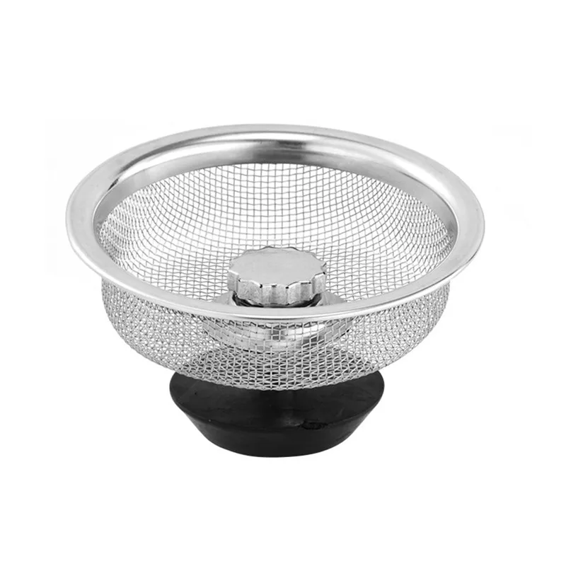 Kitchen Stainless Steel Sink Food Residue Strainer Mesh Water Plugging Drainage Filter New Bathroom Floor Drain Accessories