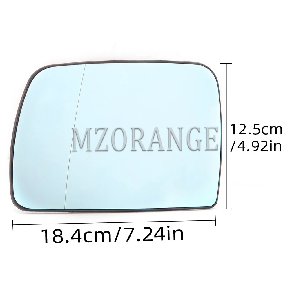 Per BMW E53 X5 1999-2006 Specchietto laterale riscaldato Porta in vetro Ala Vista posteriore Specchi retrovisori Accessori per lenti in vetro