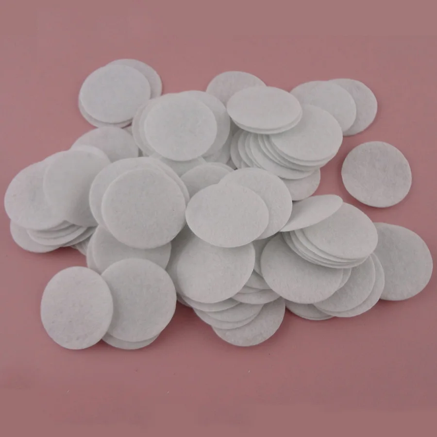 400PCS 4cm 4.5cm 5cm Colorful Round Felt Pads Patches for DIY Flower Hair Accessories Non-woven Circles Spacers Applique