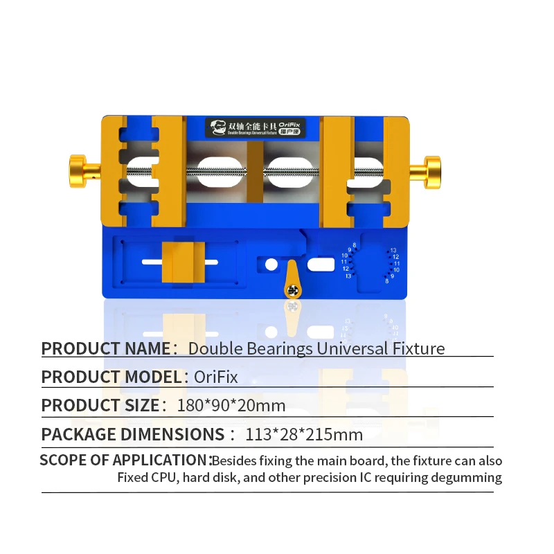 MECHANIC Double Bearing Universal Fixture PCB Holder For Mobile Phone Motherboard IC Chip Dot Matrix Projector Module