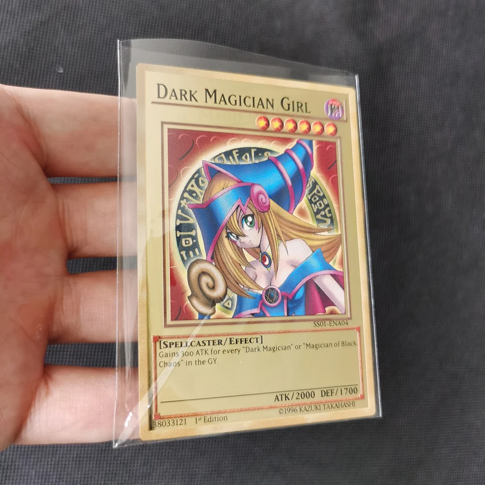 Yu-gi-oh Tarjeta de colección de aleación, ojos azules, obelisco mágico oscuro, Slifer Yugioh Ra, tarjetas de Metal dorado, regalo de cumpleaños y