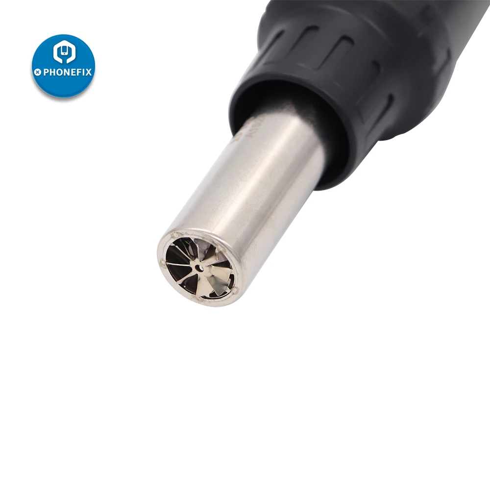 Estação de solda de precisão 220v, de mão, digital, pistola de ar quente, bga, ferramenta de reparo de celular