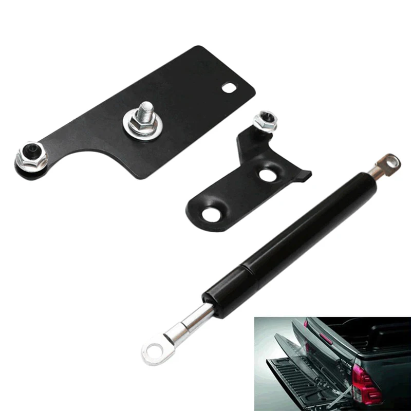 Rear Tailgate Board Slow Down Support Rod Lift Strut Gas Shock Damper for Toyota Hilux GUN125 Revo 2015-2019