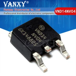 10pcs VND14NV04 TO-252 VND14NV04TR-E VND14NV04TR VND3NV04 VND1NV04 VND14 NV04