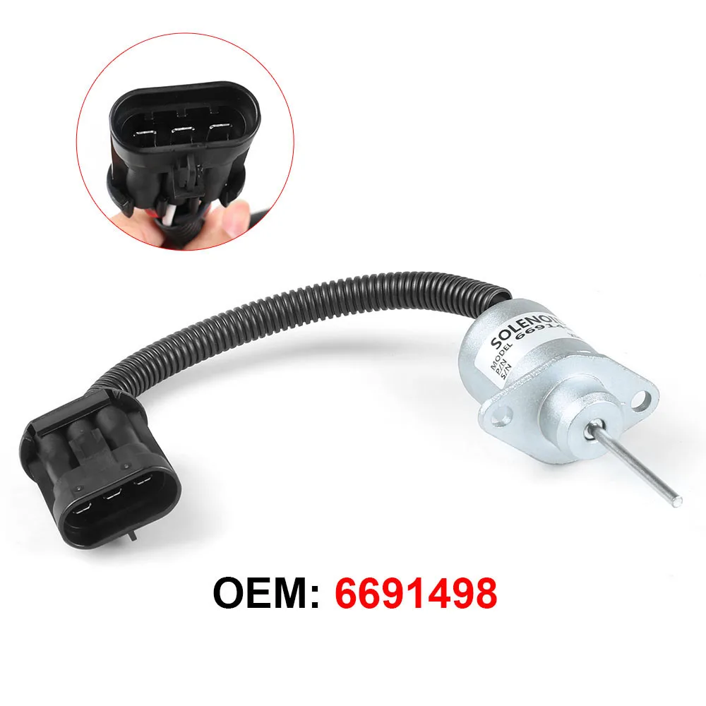 

Fuel Shut off Solenoid For Bobcat 6691498 S130 S150 S160 S175 S185 S205 S450