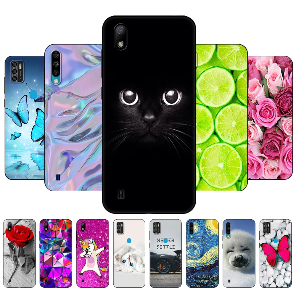 For ZTE Blade A7 2019 2020 Case Phone Back Cover For ZTE Blade A71 Case For ZTE Blade A7s 2020 Soft Case A 7 S 71 black tpu case