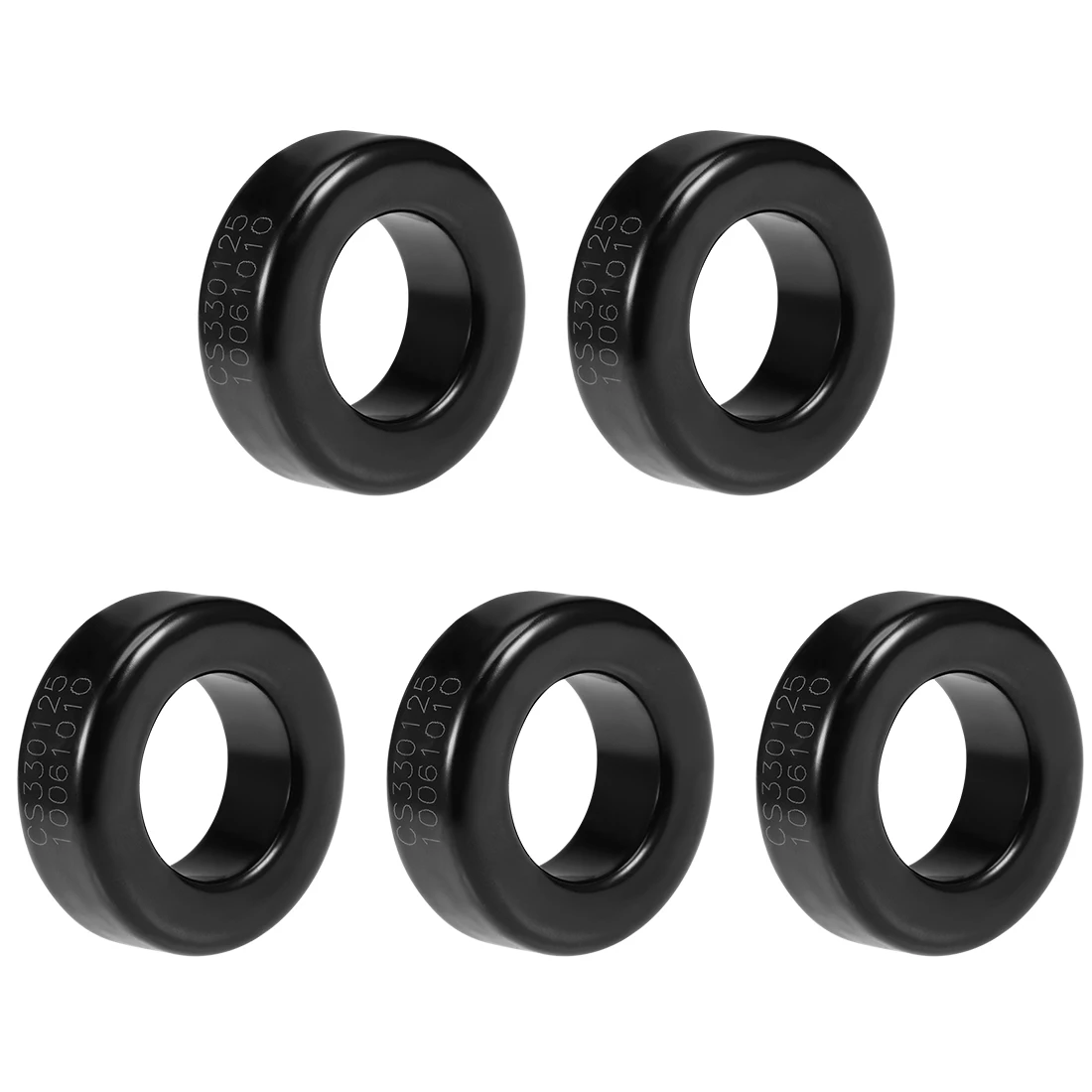 

5pcs 19.3x33.7x11.3mm Ferrite Chokes Ring Iron Powder Toroid Cores Black Gray Inductor Ferrite Rings for Power Transformers